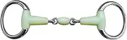 Suesacy Horse Snaffle Bit, Stainless Steel Loose Ring Horse Mouth Bit, Loose Link Horse Mouth Bit for Horse Training and Riding