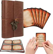 Spellbook Cards Holder D&D RPG Pocket Spell Book & Reference Card Holder, Tome of Recollection TTRPG Gaming Accessories for Dungeons and Dragons Beginner Master (61 Poker-Size Player Cards Included)