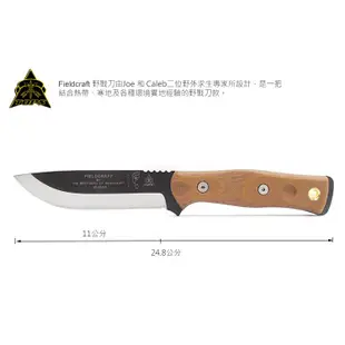 【angel 精品館 】美國 Tops Knives FIELDCRAFT戰術求生直刀附打火棒kydex鞘BROS-01