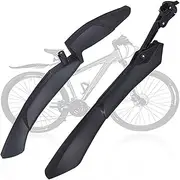 Bike Mudguard，Bike Fender Adjustable Road Mountain Bike Bicycle Cycling Tire Front/Rear Mud Guards Mudguard Fenders Set Fits 24"-29" inch Bicycle Cycling Accessories