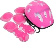 TOKIDNY Boys and Girls Protective Gear Set Helmet Pads (Elbow Knee) Full Coverage for Skating Activities Lightweight Breathable