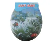 Damsel Fish Aquarium Stylish Soft High Density Foam Toilet Seat Cover 42cm Long