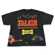 NEW Travis Scott Miami Rolling Loud Festival Exclusive Black Mirage Tee Size XL
