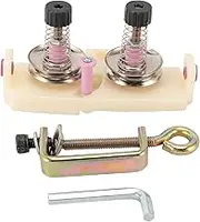 Yarn Spinner for Crocheting, Ball Holder Crochet Essentials Supplies Double Head Guide Metal Multifunctional Bag Hook Stand Winding Threading for Winder Crocheting Accessories
