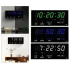 Sleek Digital Alarm Clock with Weather Forecast and Date Display