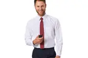 Brook Taverner Mens Juno Poplin Shirt (White) - UTPC7587