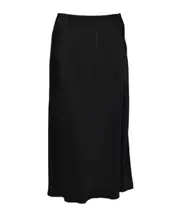 Jil Sander Elastic Waist Midi Skirt DE36 Black
