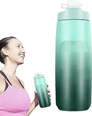 Exercise Water Bottle - 750ml Gradient Color Sports Water Bottle - Leakproof Drink Cup, Portable Fast Drinking Nozzle, Travel Accessories For Outdoors
