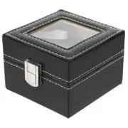 2 Grids Watch Box Child Travel Jewelry Display Organizer Storage Case