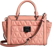 [Michael Kors] Pink VIVIANNE Leather Messenger Bag One Size
