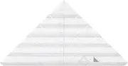 Strip Tube Ruler, Acrylic Quilt Designs 90 Degree Strip Quilting Ruler for Quilters Accurate Clear Scale Triangle Quilting Ruler for Household School Sewing Measurement Work