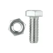 Pinnacle M6 x 16mm Stainless Steel Hex Bolt And Nut - 10 Pack