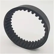 2PCS Black Rubber HTD 5M Type Closed Loop Timing Pulley Belt 5mm Picth 440-510mm Length 15/20/25mm Width Synchronous Belt(5M-500,20mm)