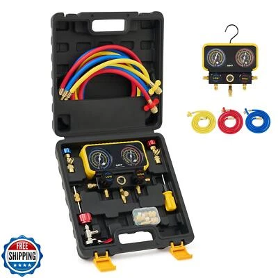 Orion Motor Tech R410a Gauges, AC Manifold Gauge Set for R22 R32 410A 134A Re