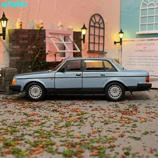 #爆品下殺#威利1:24沃爾沃 VOLVO 240 GL轎車合金汽車模型成品玩具