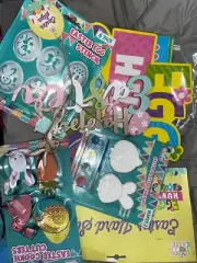 all in one Easter start kit. Cookie cutters, egg painting signage, plaster paint