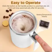 Automatic Self Stirring Mug Stainless Steel Magnetic Coffee Milk Tea Mixing Cup