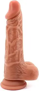 Adult Sex Toys Realistic Dildos - Sex Toys Soft Silicone Dildos for Hands-Free Play, Adult Toys Suction Cup Anal Dildos with Balls, Sex Toys for Woman Lifelike Fake Penis, 7.87''