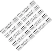 uxcell Ceramic Cartridge Fuses 0.5A 500V 6x30mm Fast Blow Replacement for Stereo Audio Alarm Amplifier Ceramic Fuses 10pcs
