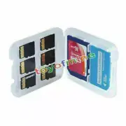 1Pcs 8-Slot Micro SD TF SDHC MSPD Memory Card Protecter Box Storage Case Hold