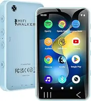 G7 MP3 Player with Camera and Speaker, 4 Inch Touchscreen Android 13 MP3 Player, Bluetooth WiFi Music Player with Spotify, Pandora, 2000 mAh, Expandable Storage up to 128 GB - Blue