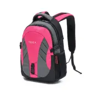 Tosca 42x27x17cm/20L Padded Multi Compartment Shoulder Bag Backpack - Grey/Pink