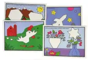 American Educational Products SR-1171 Pattern Block Picture Cards Set