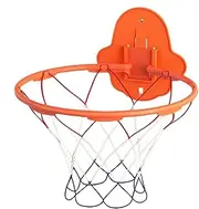 Basketball Hoop,32cm Silent Basketball Dribbling Hoop for Training | Foldable, Wall-Mounted Outdoor Toys with Sticky Backing for Adults, Kids