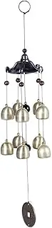 Gifts for Women Wind Chimes,Metal Tube Bell Wind Chimes Living Yard Garden Hanging Windchimes Home Decor Ornaments Dreamcatcher Craft Gifts (Color : 45cm Cooper Coin)