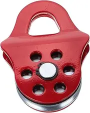 FELTECHELECTR Off-Road Pulley Winch Snatch Block for Winches Offroad Winch Accessory Truck Snatch Block ATV Offroad Accessory Off-Road Winch Pulley ATV Winch Accessory Alloy Steel Red