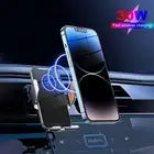 30W Car Wireless Charger Automatic Clamping Phone Holder For iPhone 16 Pro Max