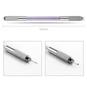 Double Crystal Acrylic Manual Tattoo Pen Permanent Microblading Eyebrow Tools