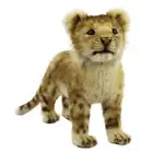 Hansa Standing Lion Cub Realistic Animal Collection Plush Stuffed Toy (40cm)