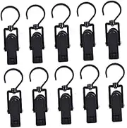 Outanaya 10 Pack Picture Hangers Hooks 360 Degree Rotation No Drill Needed for Home Office Bathroom Garage