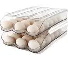 Large Capacity Egg Holder for Refrigerator - 36 Egg Fresh Storage Box for Fridge