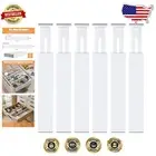 Elegant 6-Pack Bamboo Drawer Dividers - Adjustable Kitchen & Bedroom Organizers