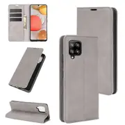 Leather Phone Case For Samsung A42 Back Case Flip Card Holder