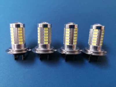 ALFA ROMEO BRERA 2006-ON 4X H7 5630 33SMD WHITE HEADLIGHT LIGHT BEAM BULBS (for: Alfa Romeo)