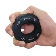 KALOAD Silicone Adjustable 20-90LB Hand Grip Strength Exercise Gripping Ring Fitness Finger Forearm Trainer Carpal Expan