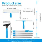 Window Washing Squeegee Combinable Window Squeegee Cleaner Tool Kit Time tybpe