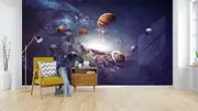3D color starry sky wall mural wallpaper 13