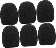 YARNOW 6Pcs Windscreen for Lavalier Microphone Durable Headset Mic Covers Dust Protection for Podcasts Live Performances Compatible with Wireless Lapel Mics