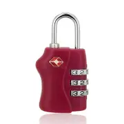 2PC 3 Digit Combination Suitcase Luggage Bag Code Lock Red