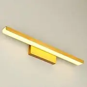 Table lamp Liuwenjin 16W 41cm Warm White LED Dressing Light Simple Toilets Bathroom Mirror Light Decoration Lamps(Brush Black) (Color : Brush Gold)