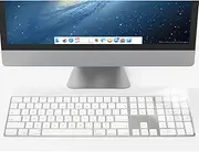 COOSKIN Ultra Thin TPU Keyboard Cover Protector Skin for Magic Keyboard A2520 (2021 Magic Keyboard with Numeric Keypad Touch ID)