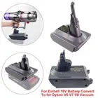 Battery Adapter For Einhell 18V Convert To for Dyson V6 V7 V8 Vacuum Cleaner AU