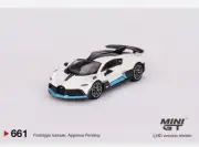 1:64 BUGATTI DIVO WHITE MINI GT 661