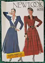 Simplicity New Look Pattern 6058 Misses' Dress Sewing Craft Project (H)