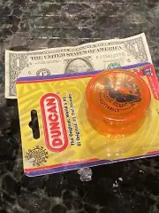 NIP 2008 Genuine Duncan Butterfly Clear Orange Yoyo Yo-Yo Classic Series NICE