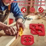 3Pcs Corner Routing Template Set Aluminum Alloy Woodworking Round Corner SuXlM
